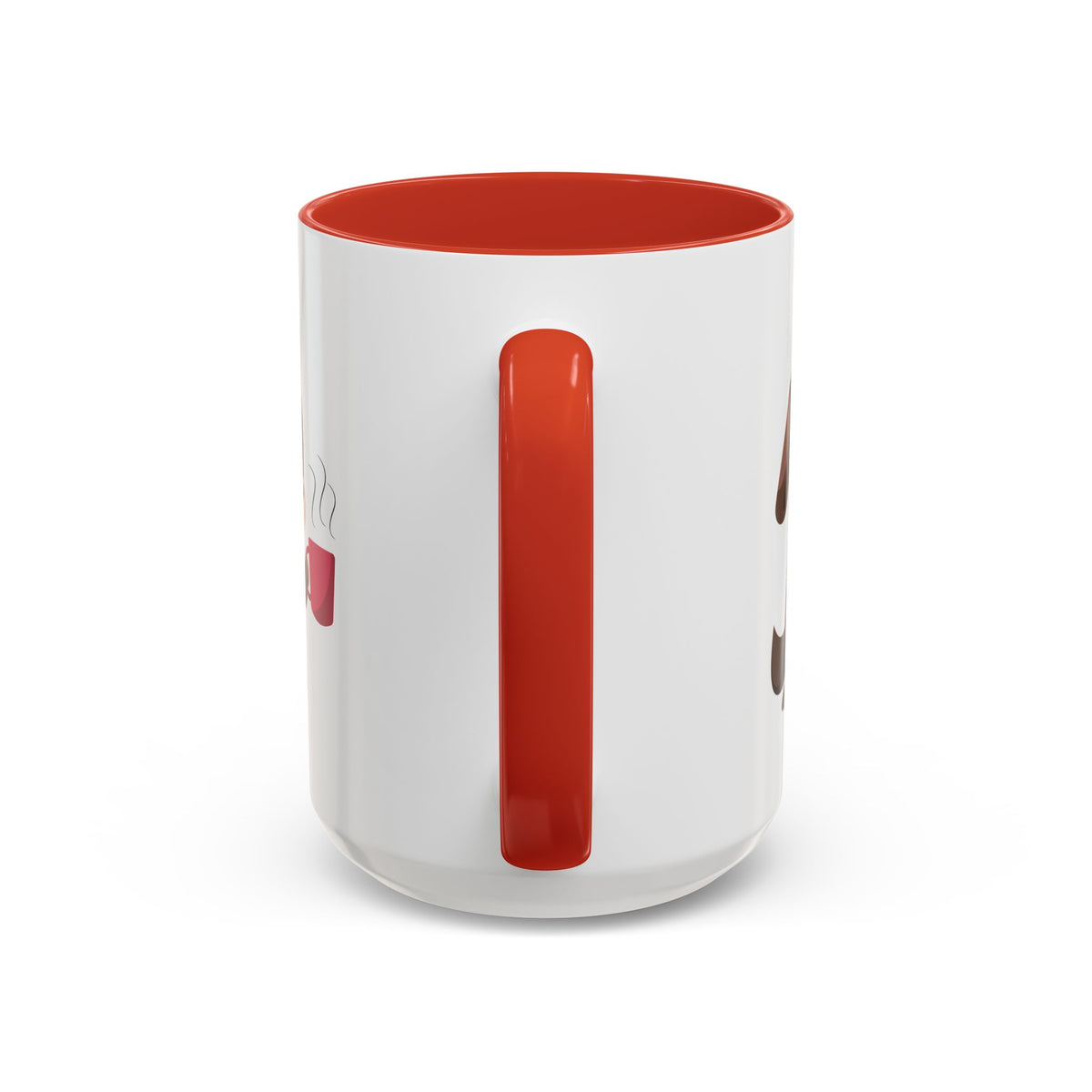 Cute Coffee Dog Mug — Adorable Puppy Holding Coffee Accent Mug (11/15 oz)