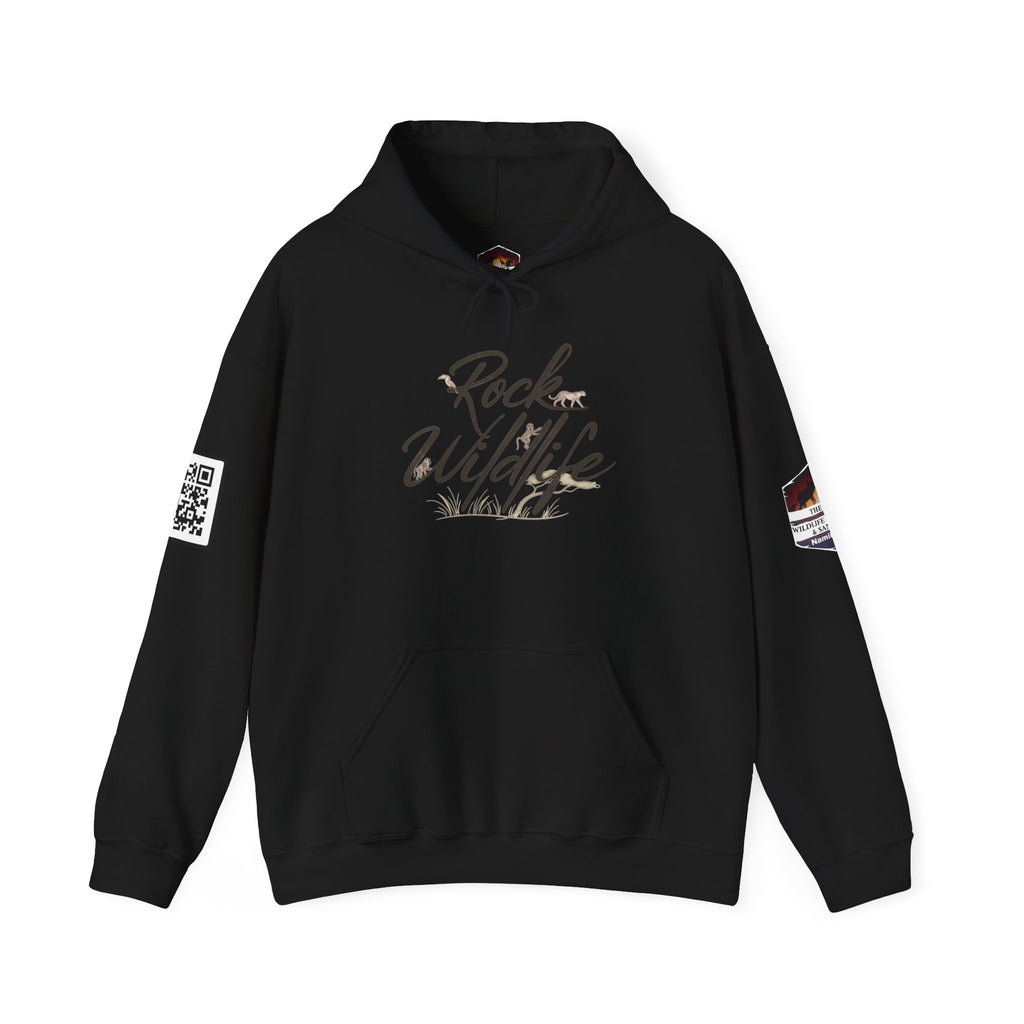 Hoodie - Rock Wildlife Script Pullover Hoodie