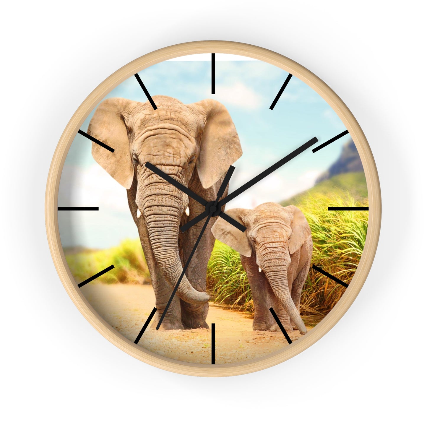Elephant Wall Clock