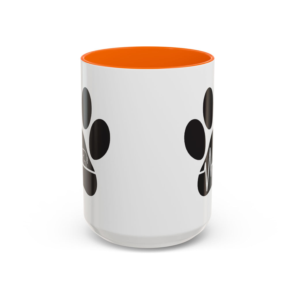 Elephant Paw Coffee Mug — Animal Rescue Heartbeat Accent Mug