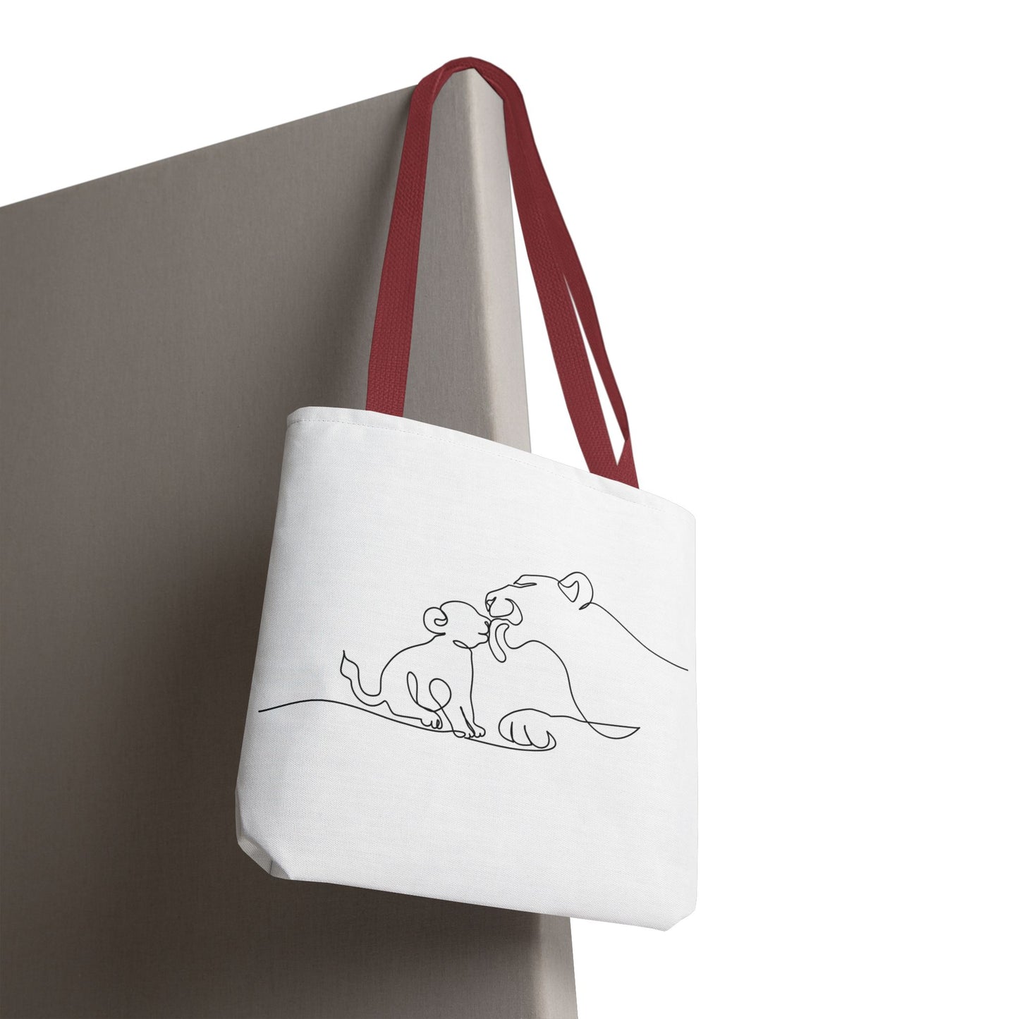 Lioness and Cub Tote Bag