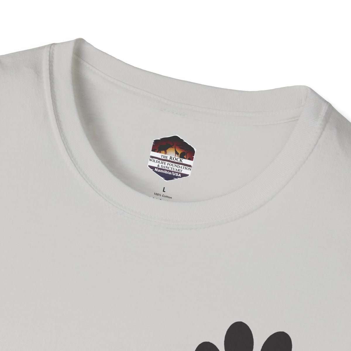 T-Shirt — Paw & Heartbeat EKG Design (Pet Lover Tee)