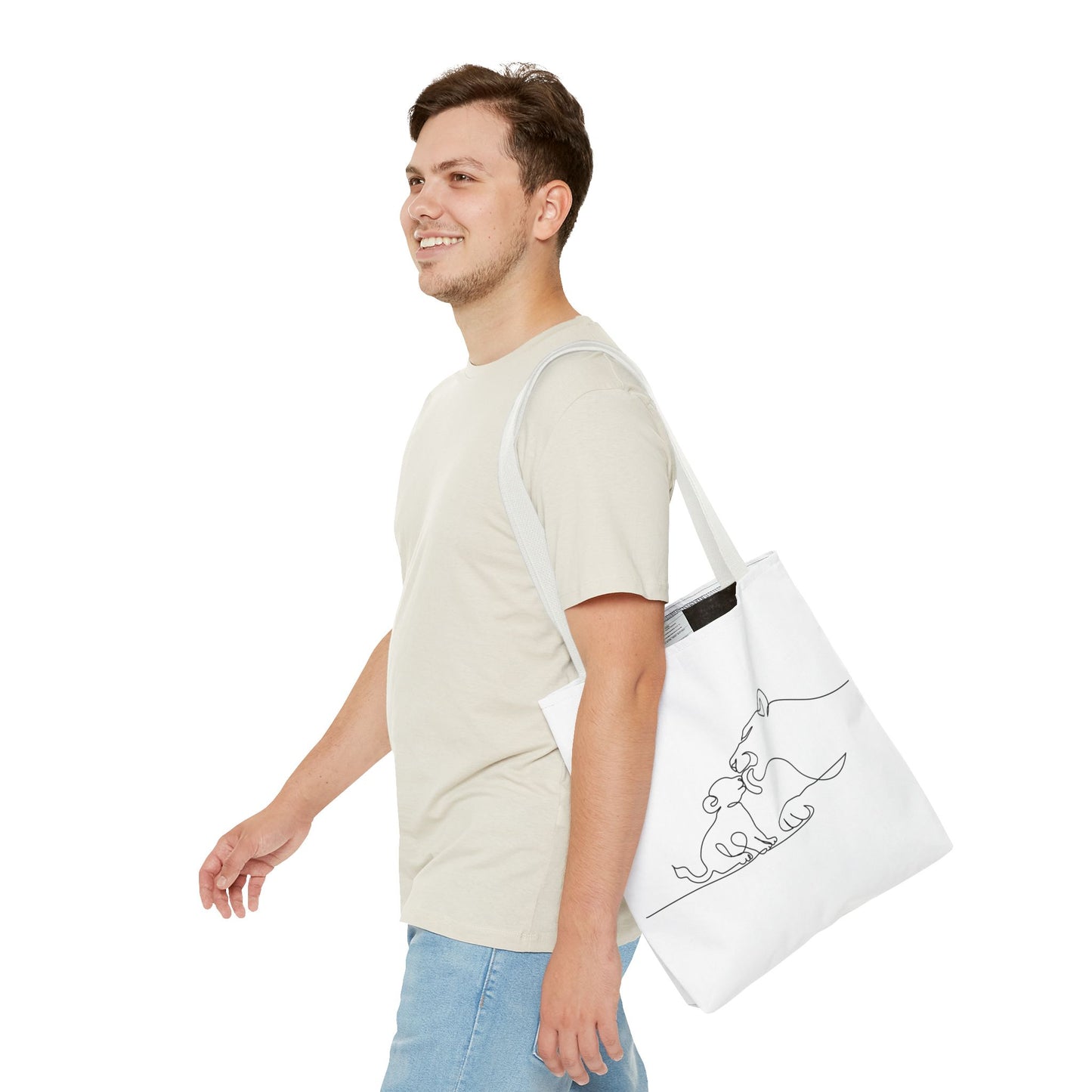 Lioness and Cub Tote Bag