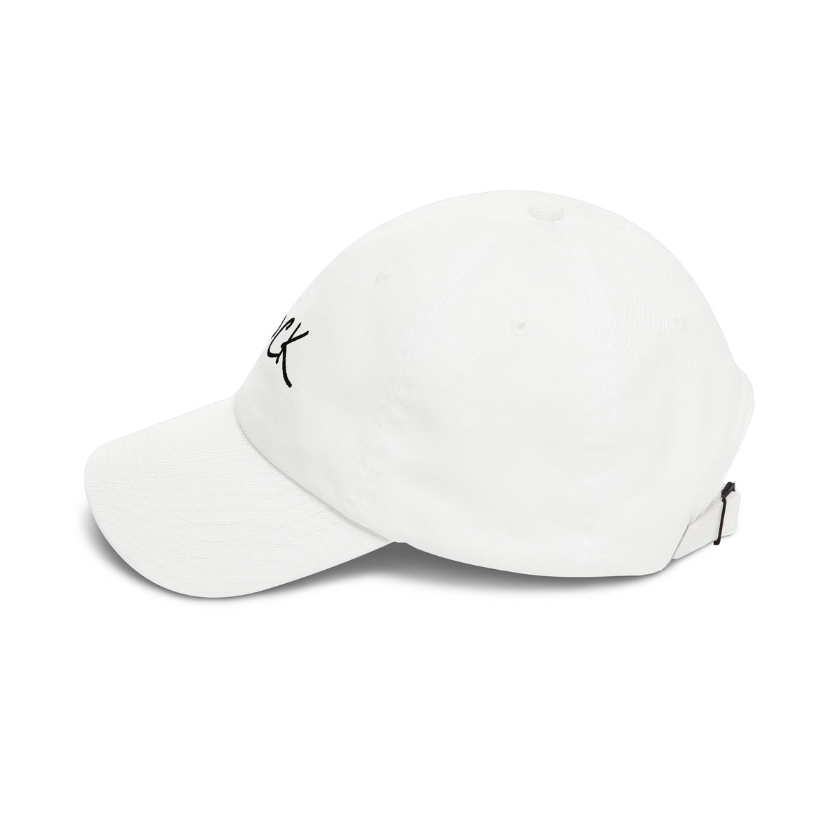 Rock Script Dad Cap — Casual Embroidered Baseball Hat