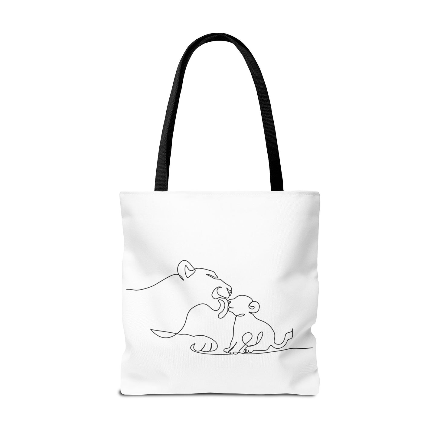 Lioness and Cub Tote Bag