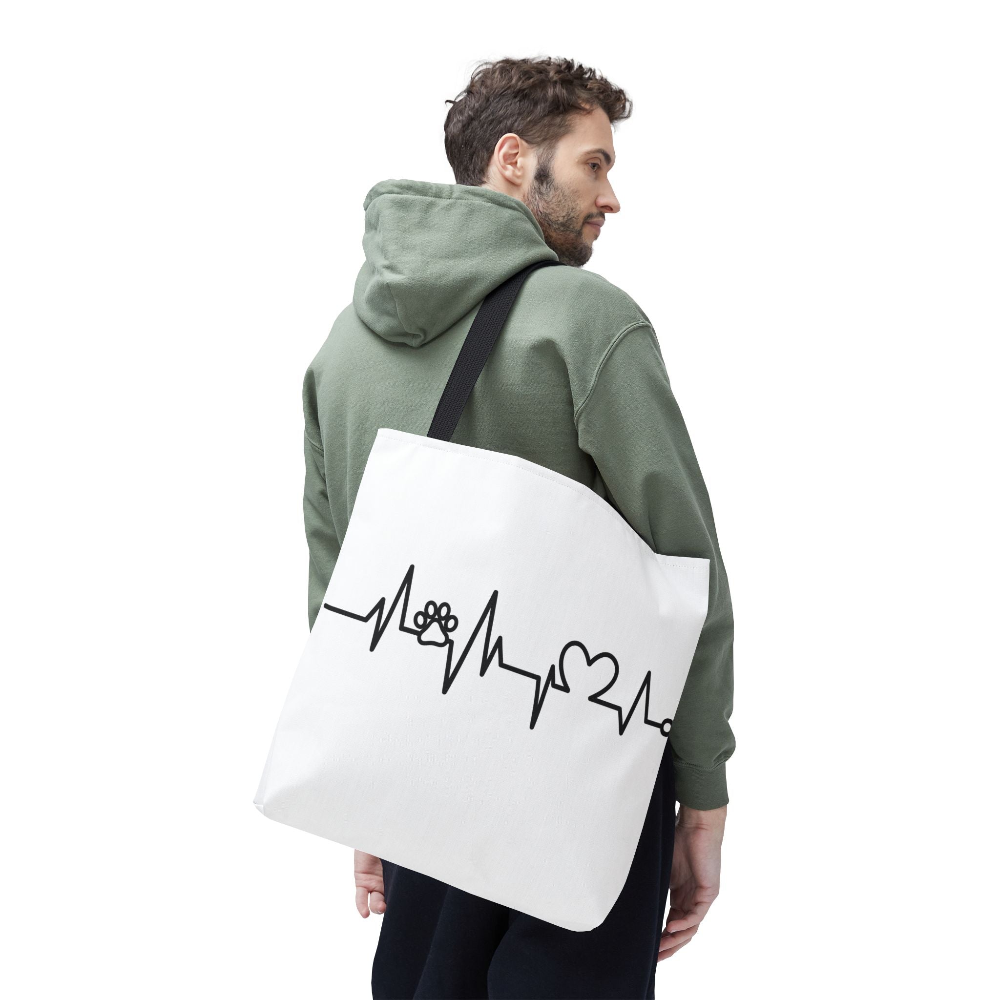 Animal ECG Tote Bag