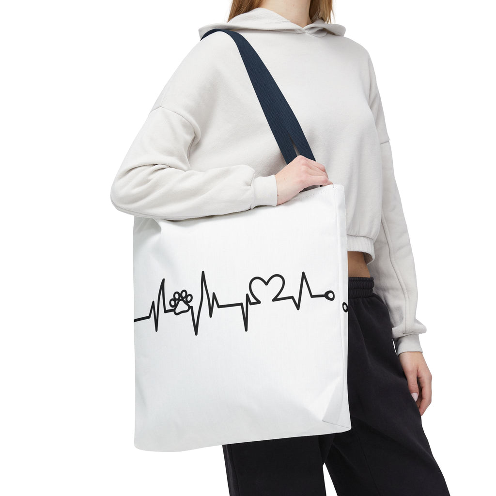 Animal ECG Tote Bag