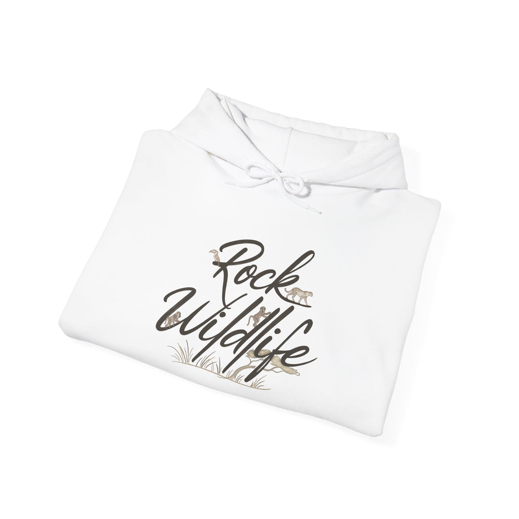 Hoodie - Rock Wildlife Script Pullover Hoodie