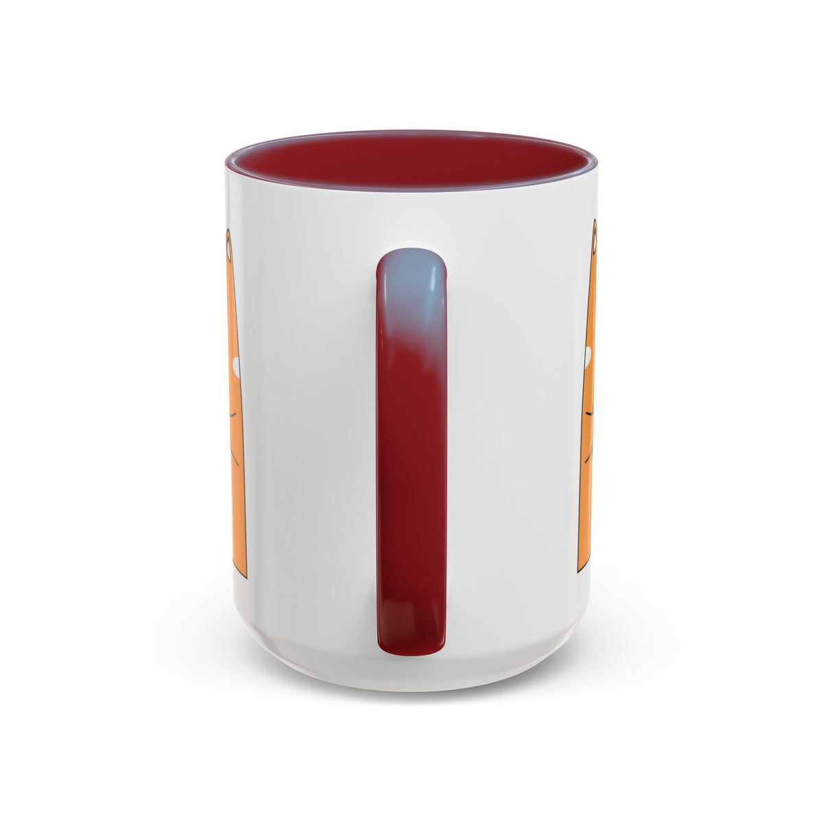 Sleepy Cat Accent Mug — 11/15oz Coffee Cup with Cat Design