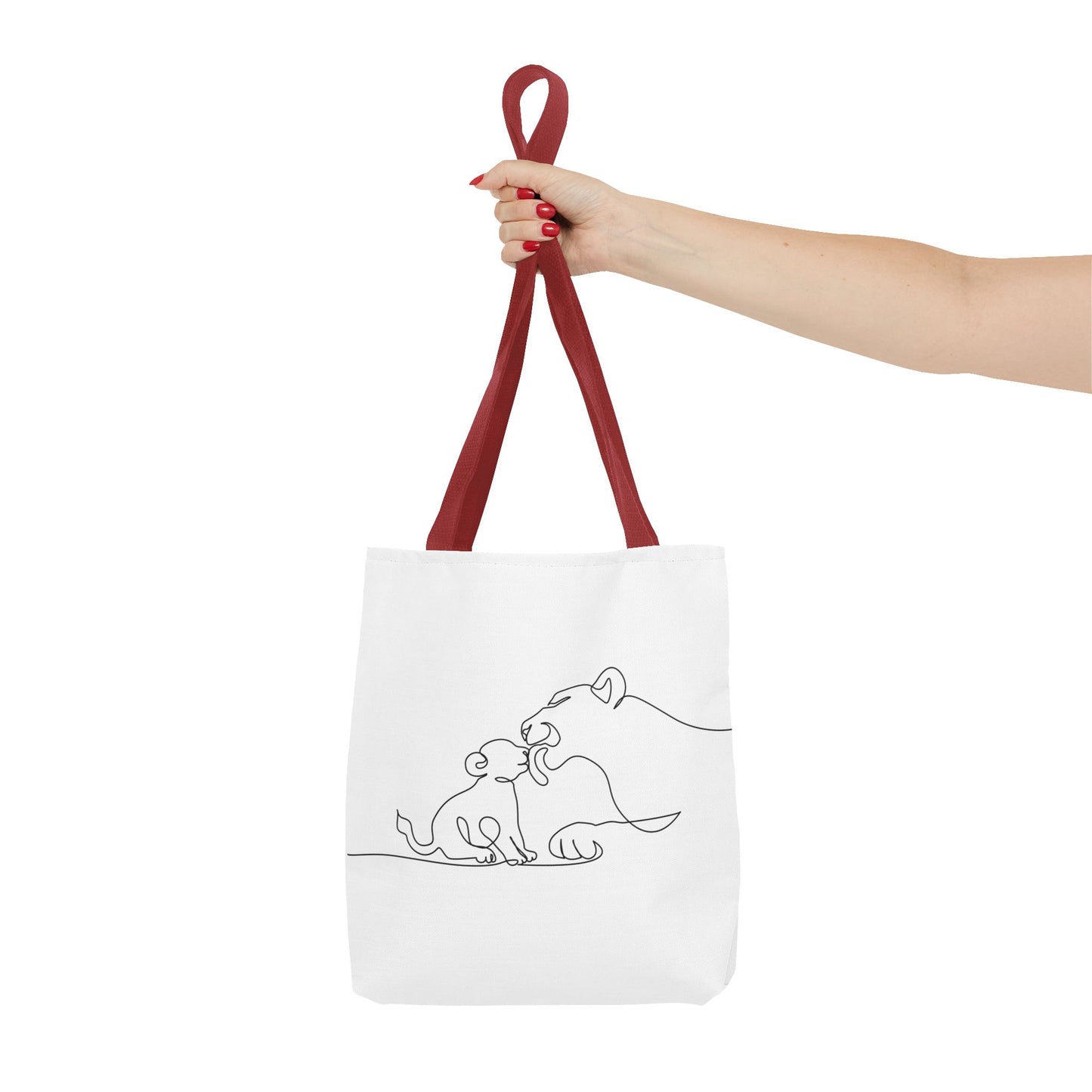 Lioness and Cub Tote Bag