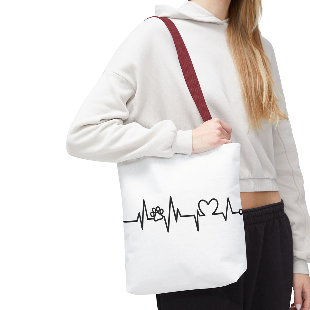 Animal ECG Tote Bag