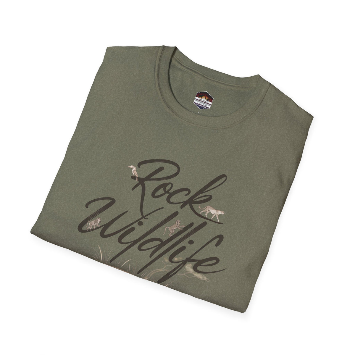 Rock Wildlife T-Shirt — Nature-Inspired Graphic Tee