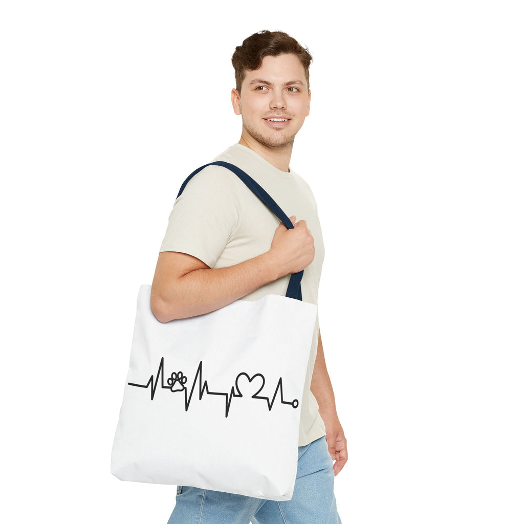 Animal ECG Tote Bag