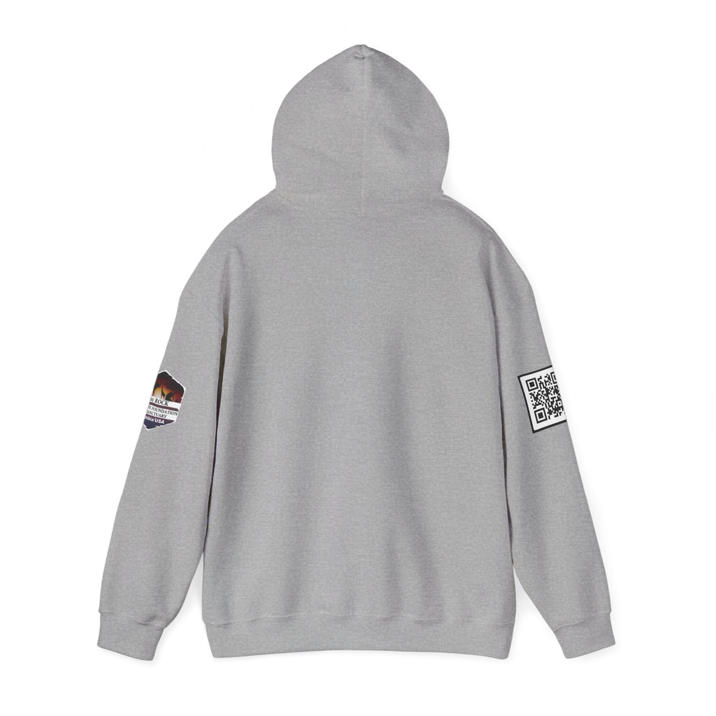 Hoodie - Rock Wildlife Script Pullover Hoodie