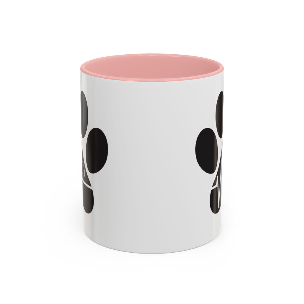 Elephant Paw Coffee Mug — Animal Rescue Heartbeat Accent Mug