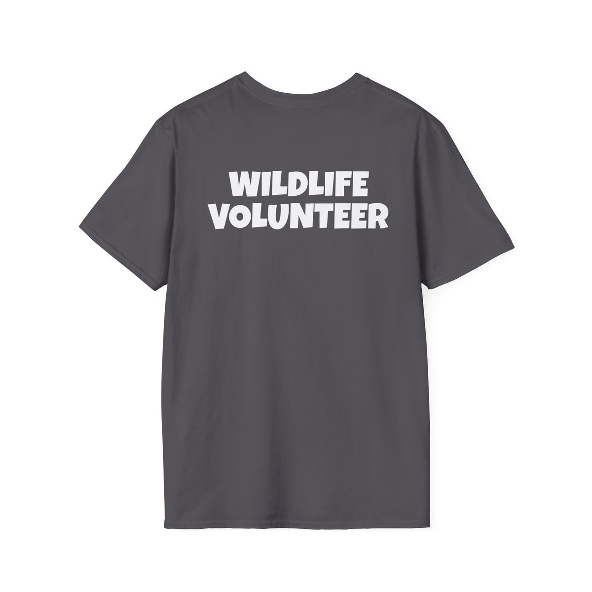 Wildlife Volunteer T-Shirt — Nature Rescue Pocket Logo Tee