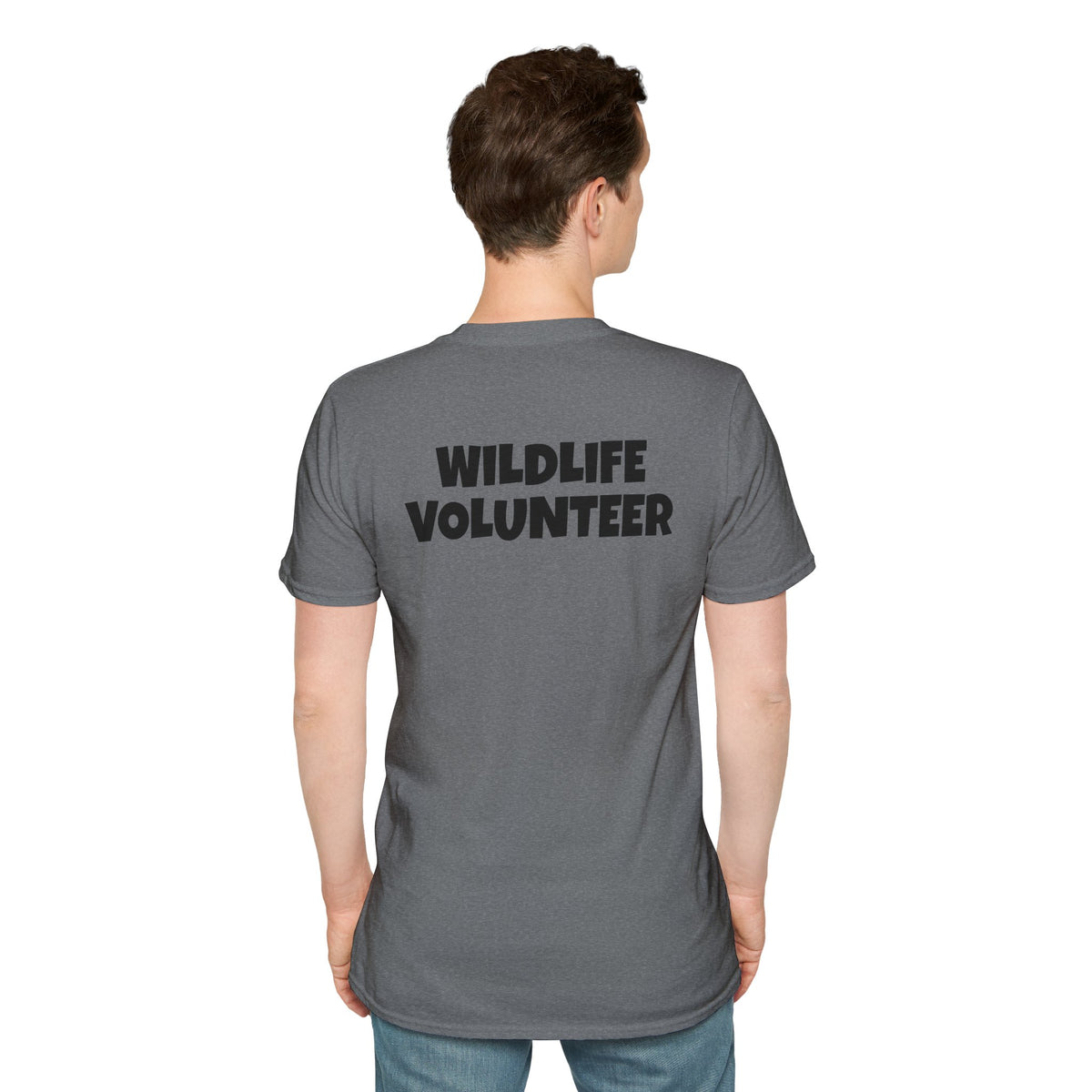 Wildlife Volunteer T-Shirt — Nature Rescue Pocket Logo Tee