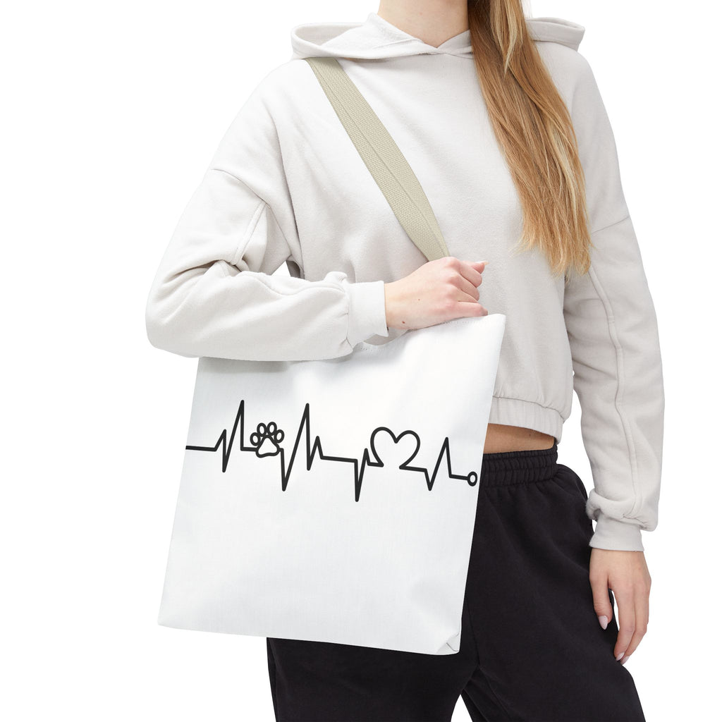 Animal ECG Tote Bag