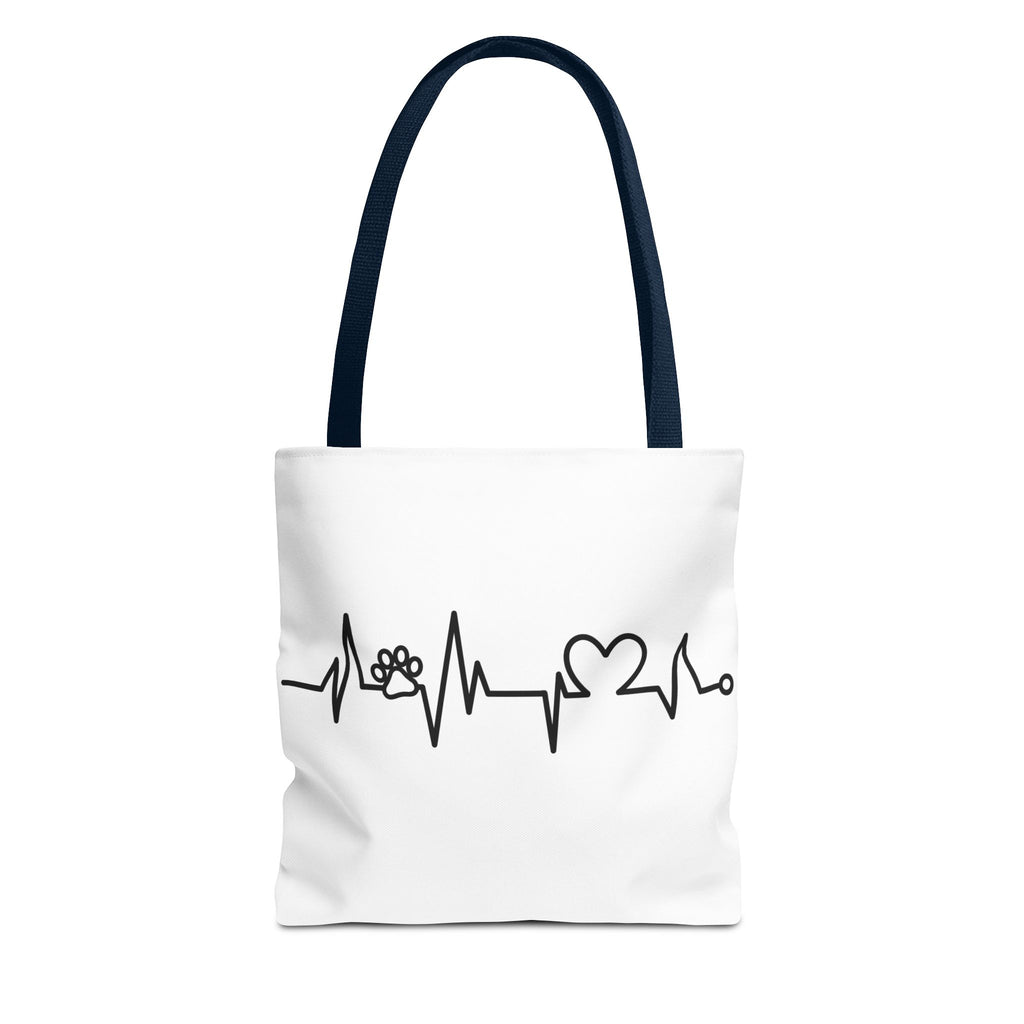 Animal ECG Tote Bag