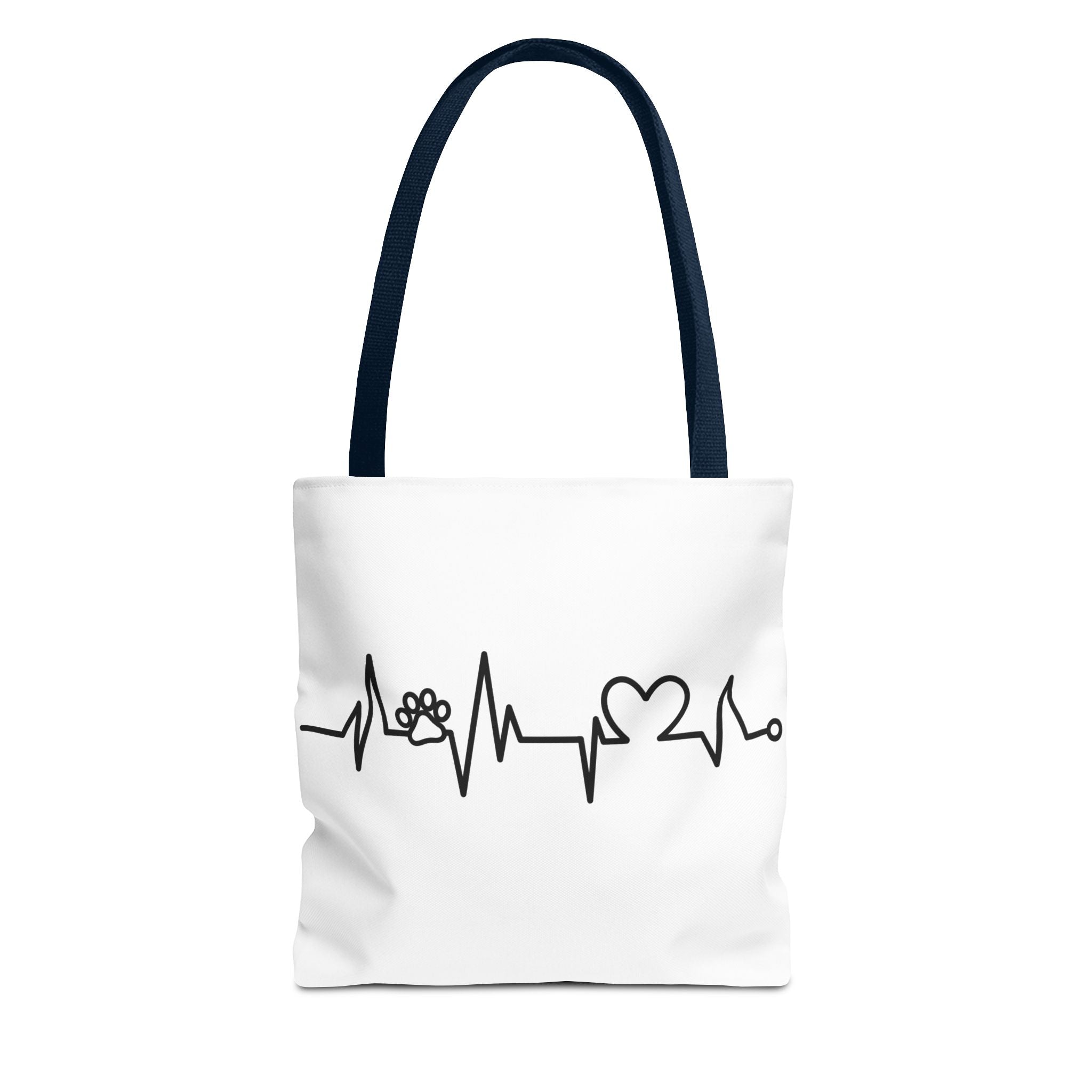 Animal ECG Tote Bag