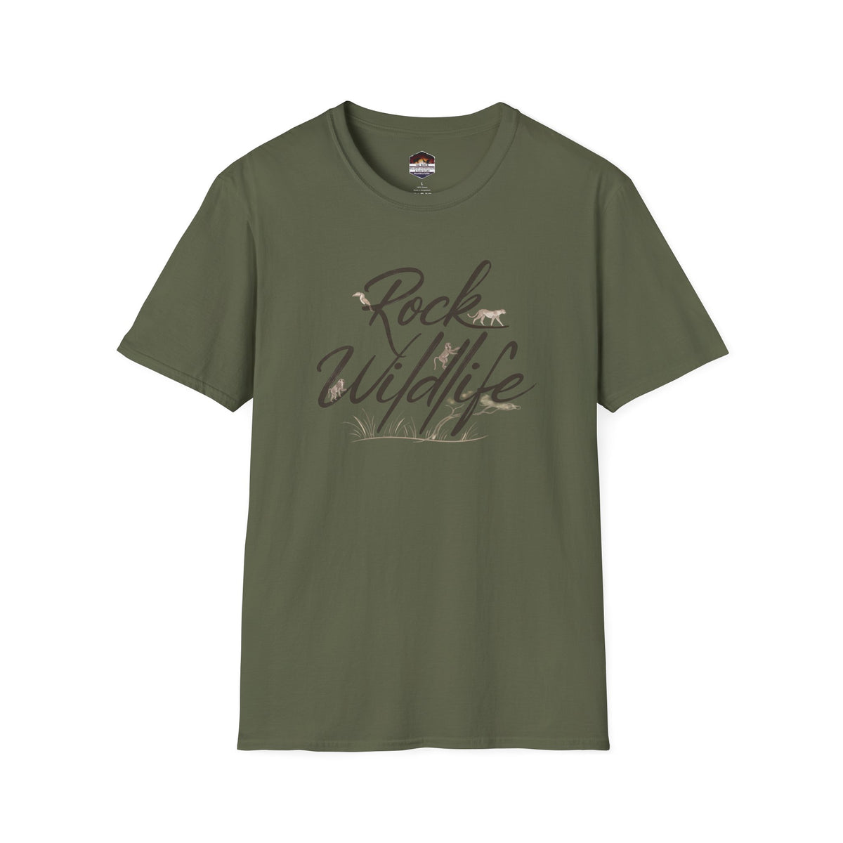 Rock Wildlife T-Shirt — Nature-Inspired Graphic Tee