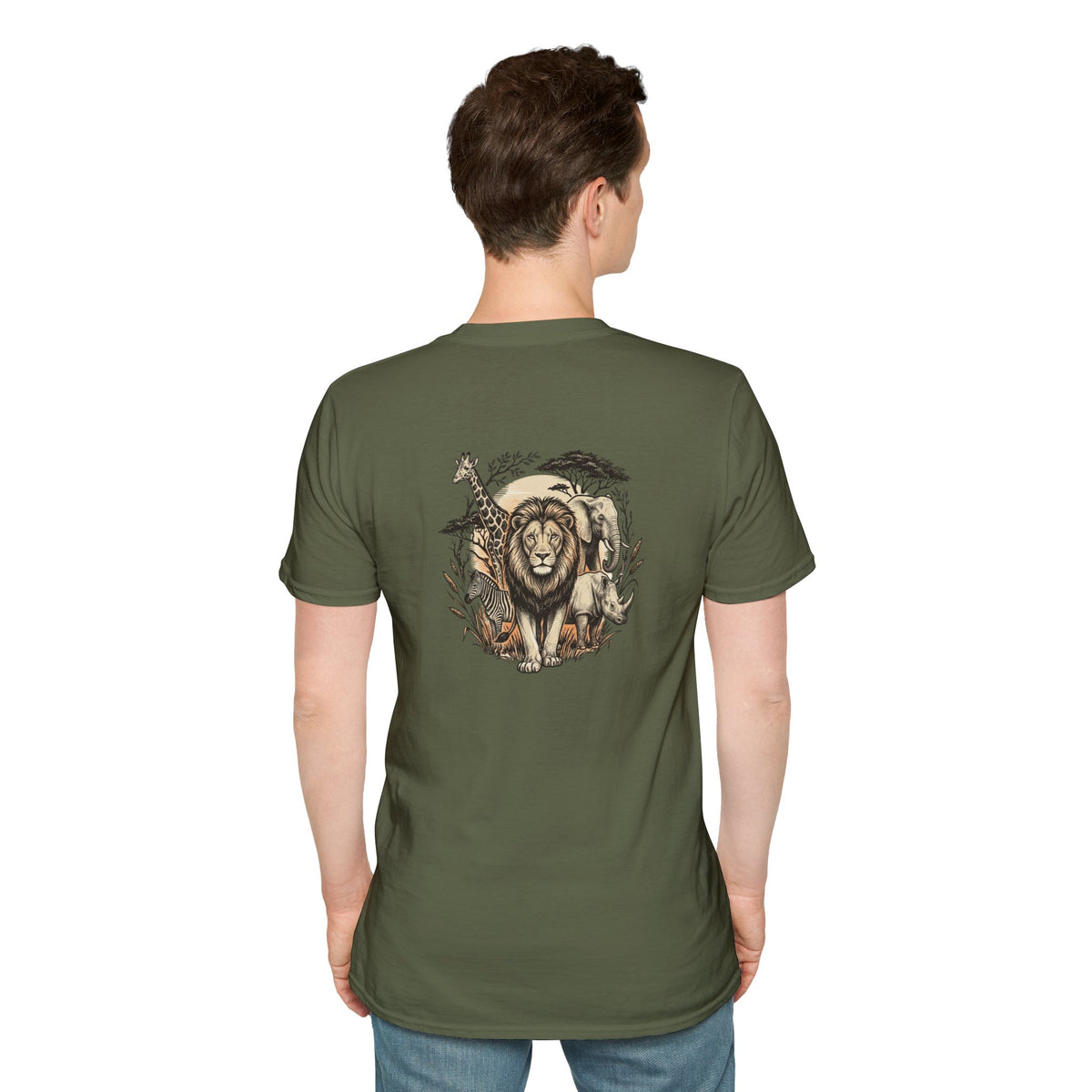 Wildlife Logo T-Shirt — African-Inspired Graphic Tee