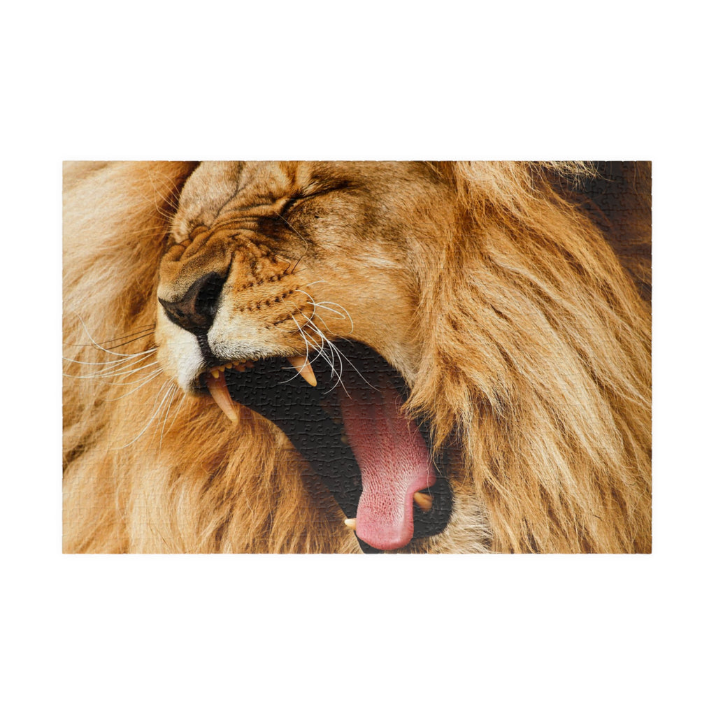 Roaring Lion Jigsaw Puzzle — Wildlife Puzzle for Adults & Kids (110/252/520/1014 pcs)