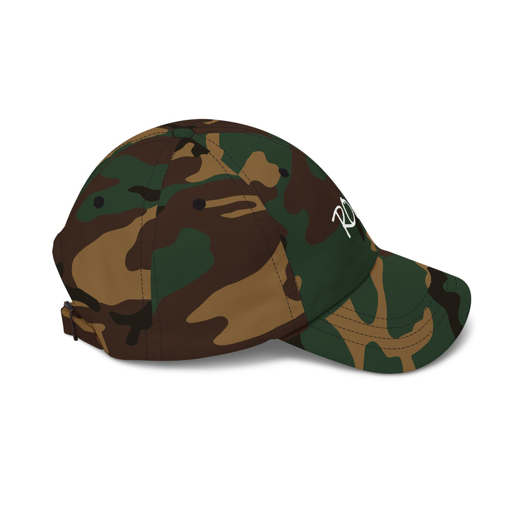 Rock Script Dad Cap — Casual Embroidered Baseball Hat