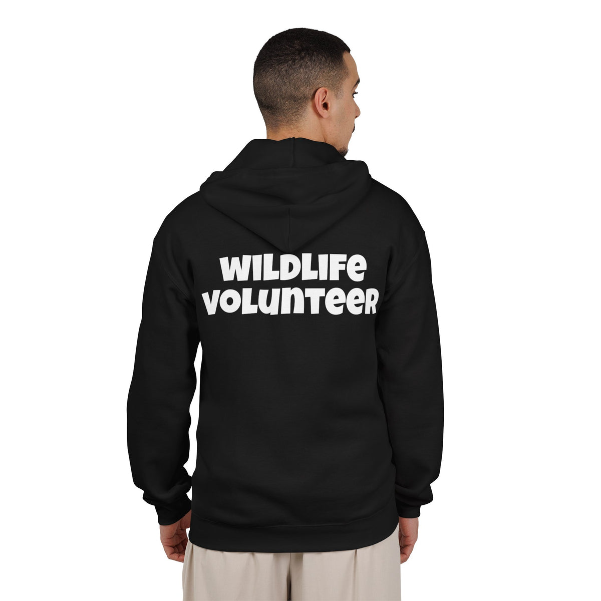 Wildlife Volunteer Zip Hoodie — Animal Rescue Crew Full-Zip Sweatshirt