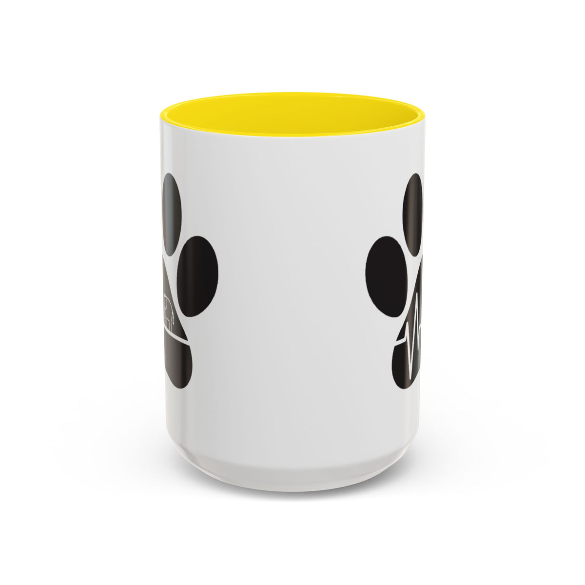 Elephant Paw Coffee Mug — Animal Rescue Heartbeat Accent Mug
