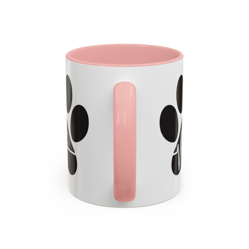 Elephant Paw Coffee Mug — Animal Rescue Heartbeat Accent Mug