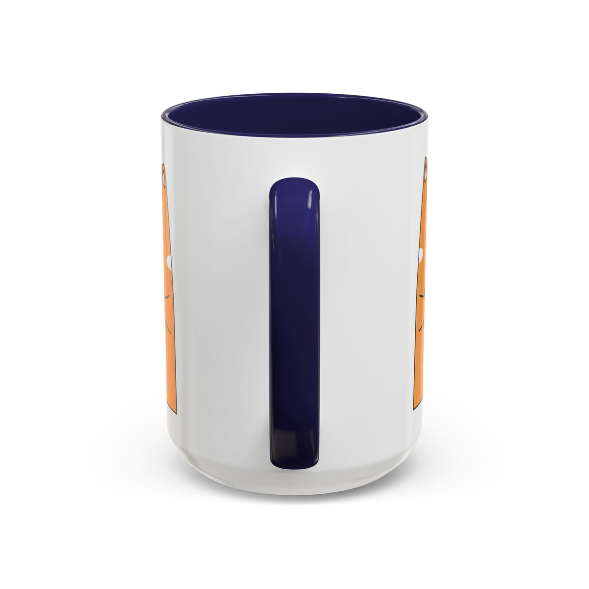 Sleepy Cat Accent Mug — 11/15oz Coffee Cup with Cat Design