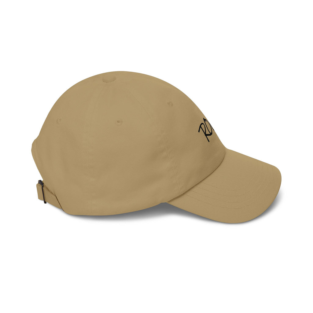 Rock Script Dad Cap — Casual Embroidered Baseball Hat