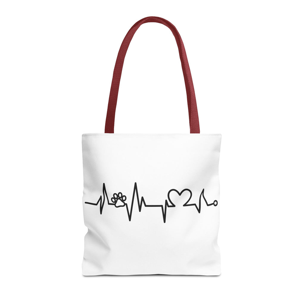 Animal ECG Tote Bag