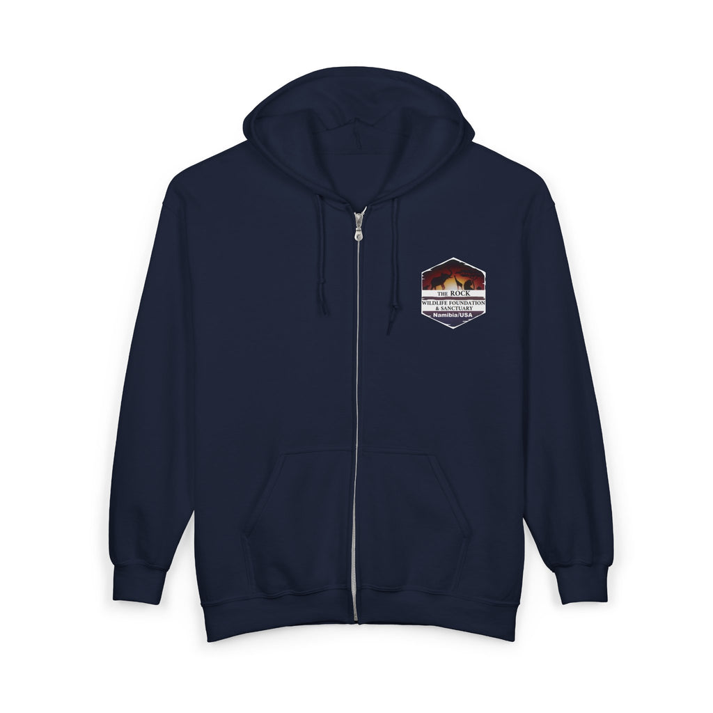 Wildlife Volunteer Zip Hoodie — Animal Rescue Crew Full-Zip Sweatshirt