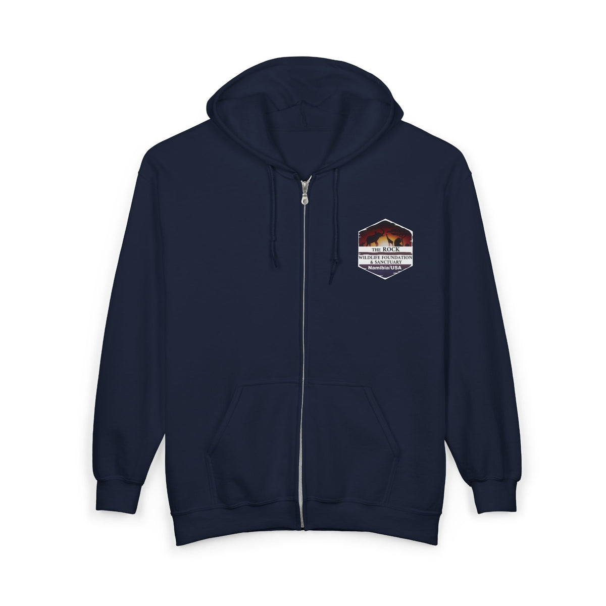 Wildlife Volunteer Zip Hoodie — Animal Rescue Crew Full-Zip Sweatshirt