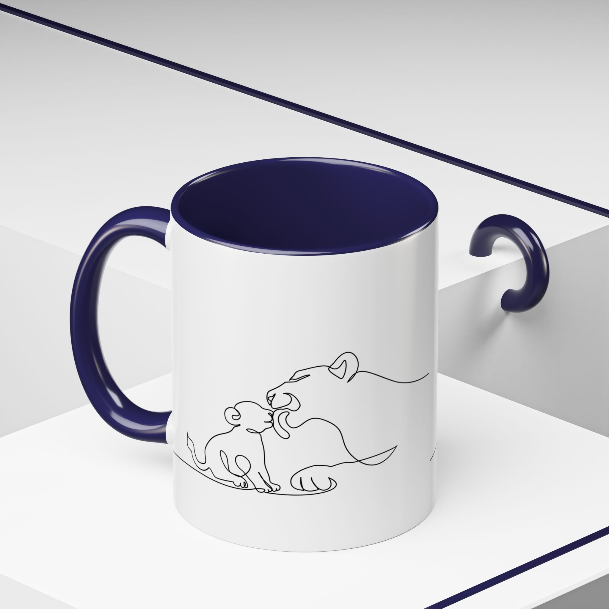 Lioness and Cub Mug