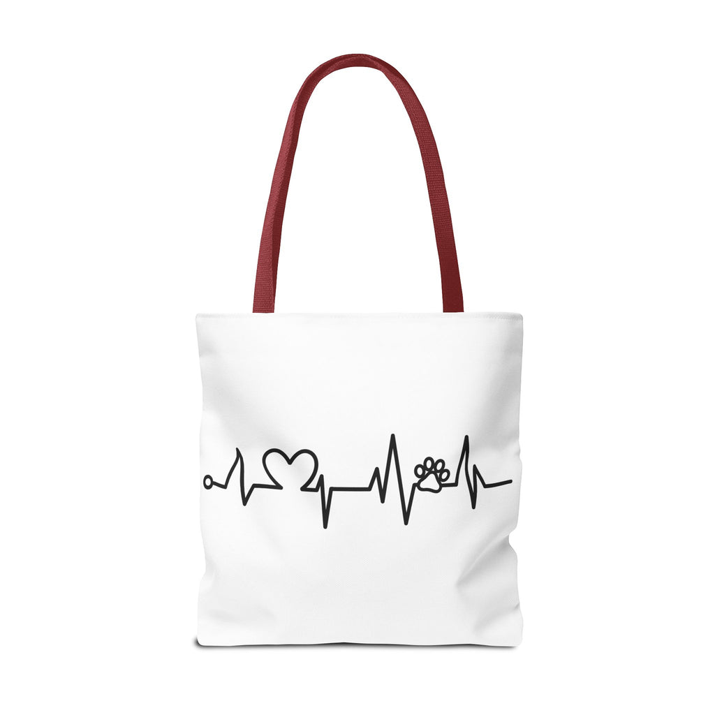 Animal ECG Tote Bag