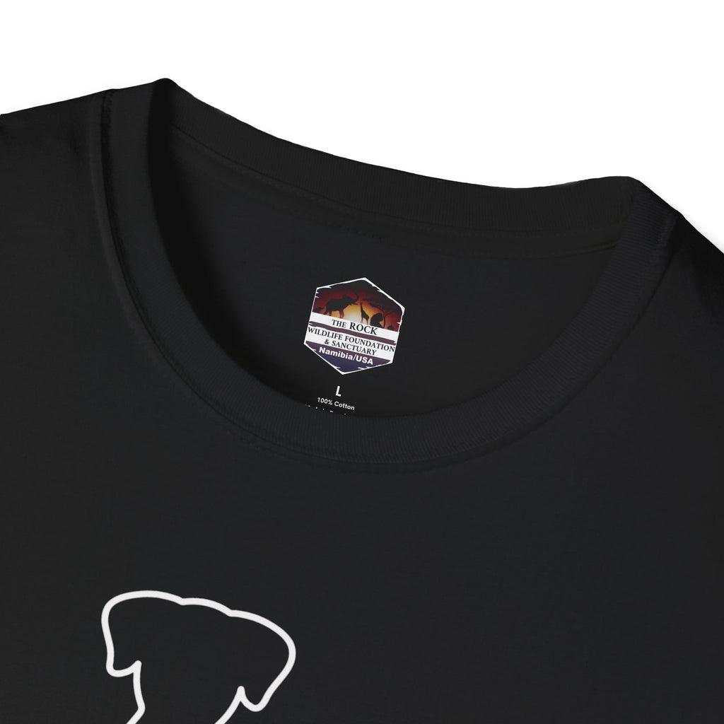 Dog and Cat Line Art T‑Shirt — Minimal Pet Silhouette Tee