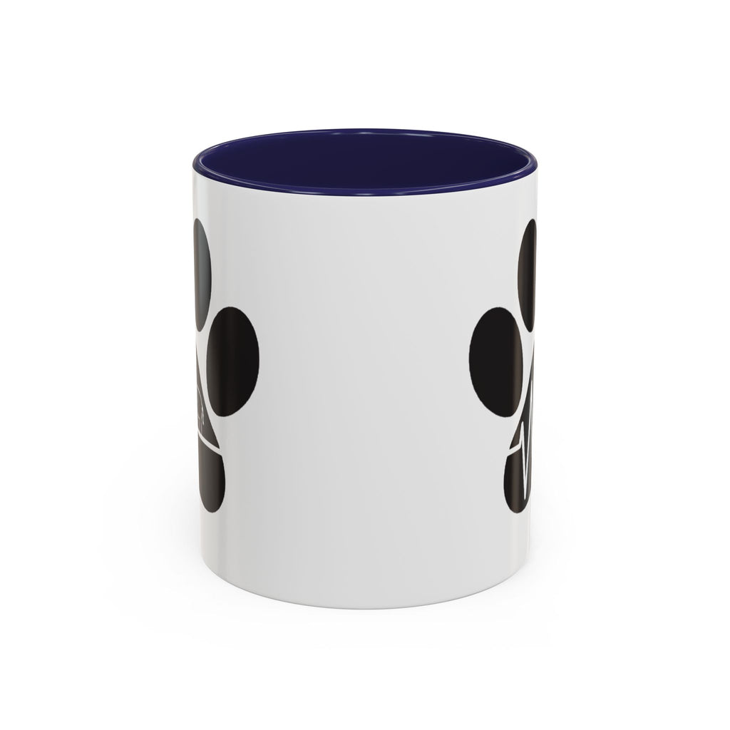 Elephant Paw Coffee Mug — Animal Rescue Heartbeat Accent Mug