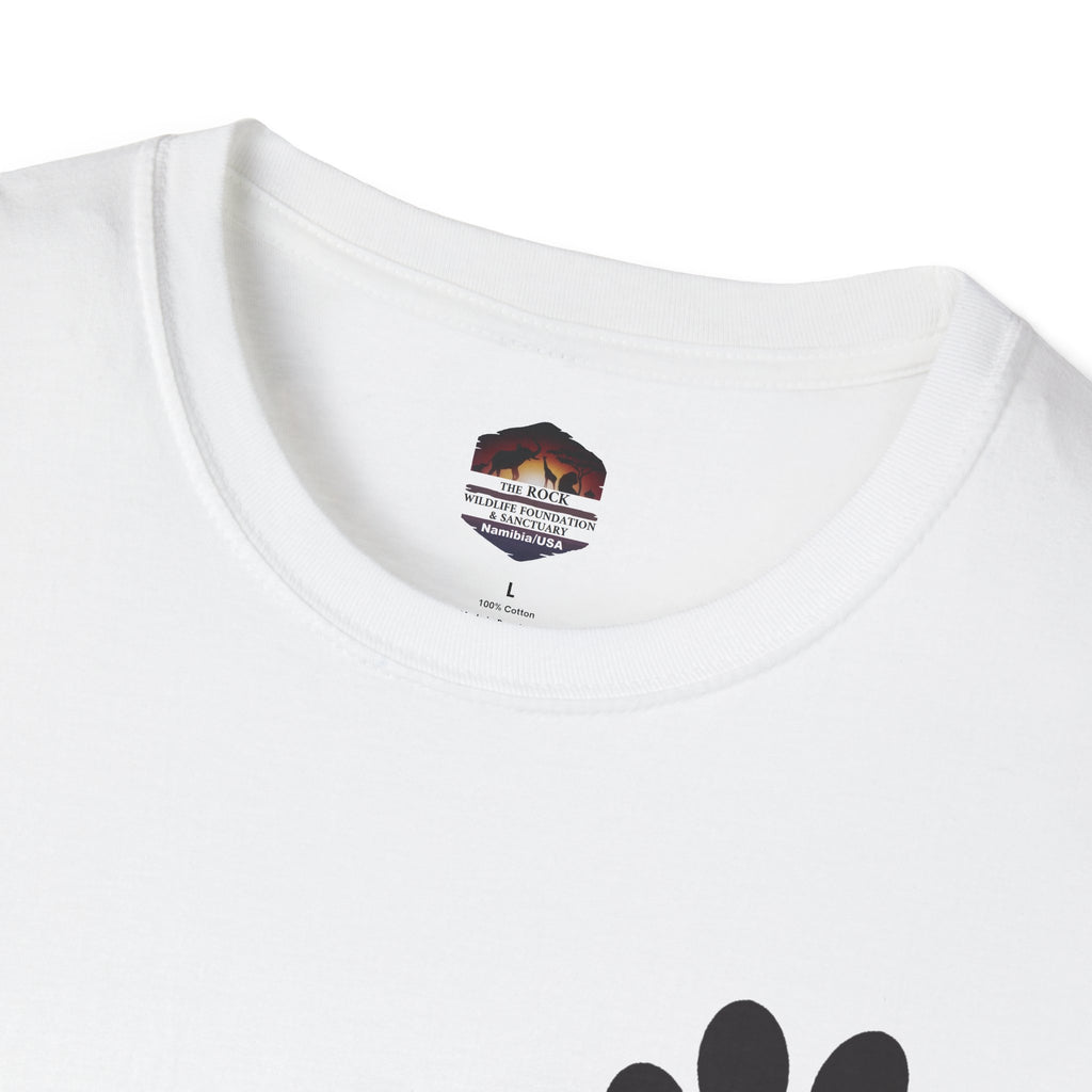 T-Shirt — Paw & Heartbeat EKG Design (Pet Lover Tee)