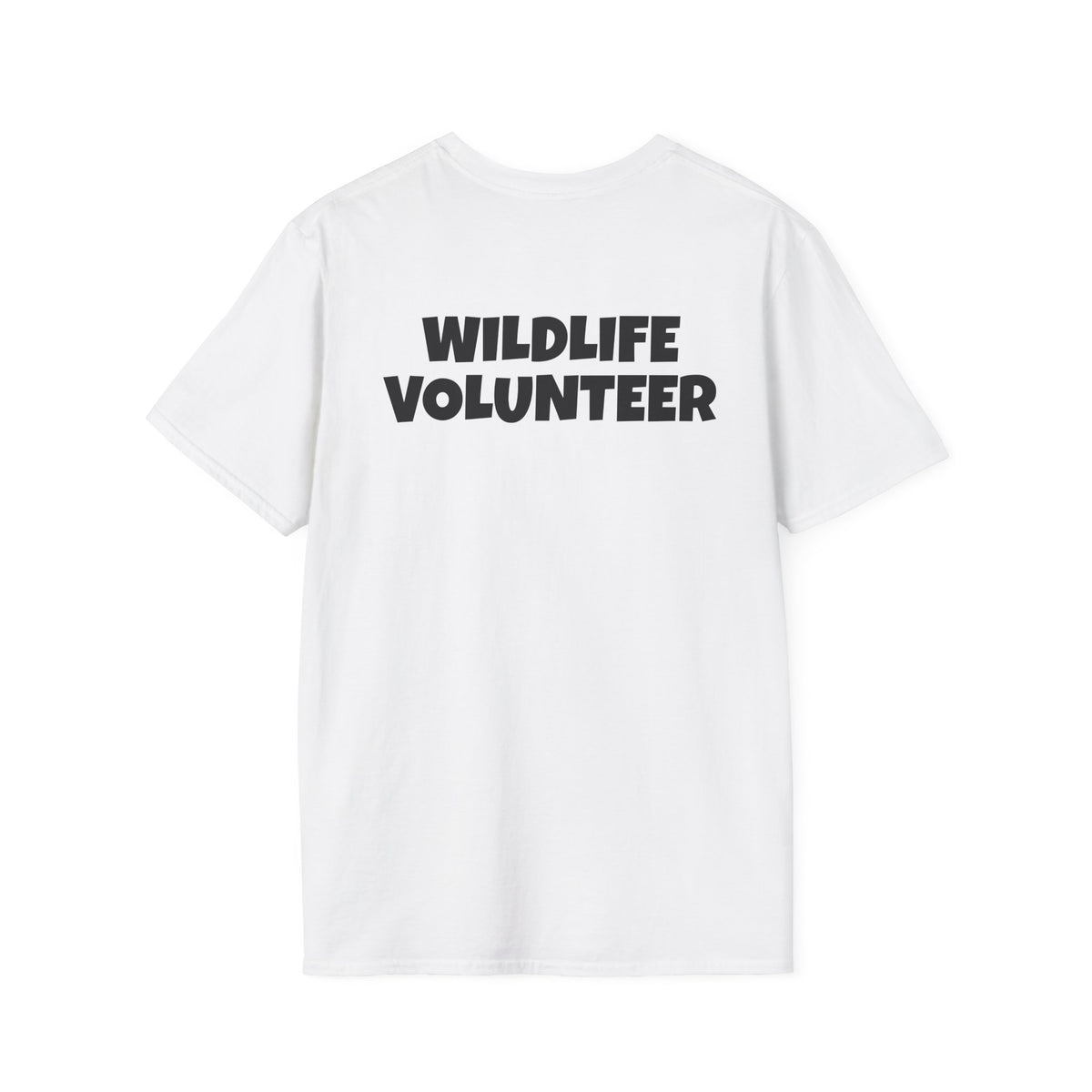 Wildlife Volunteer T-Shirt — Nature Rescue Pocket Logo Tee