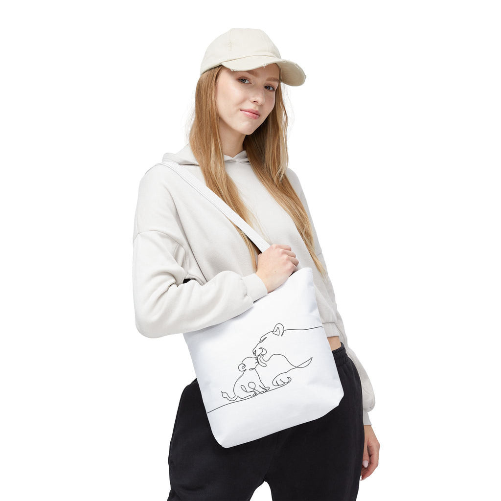 Lioness and Cub Tote Bag