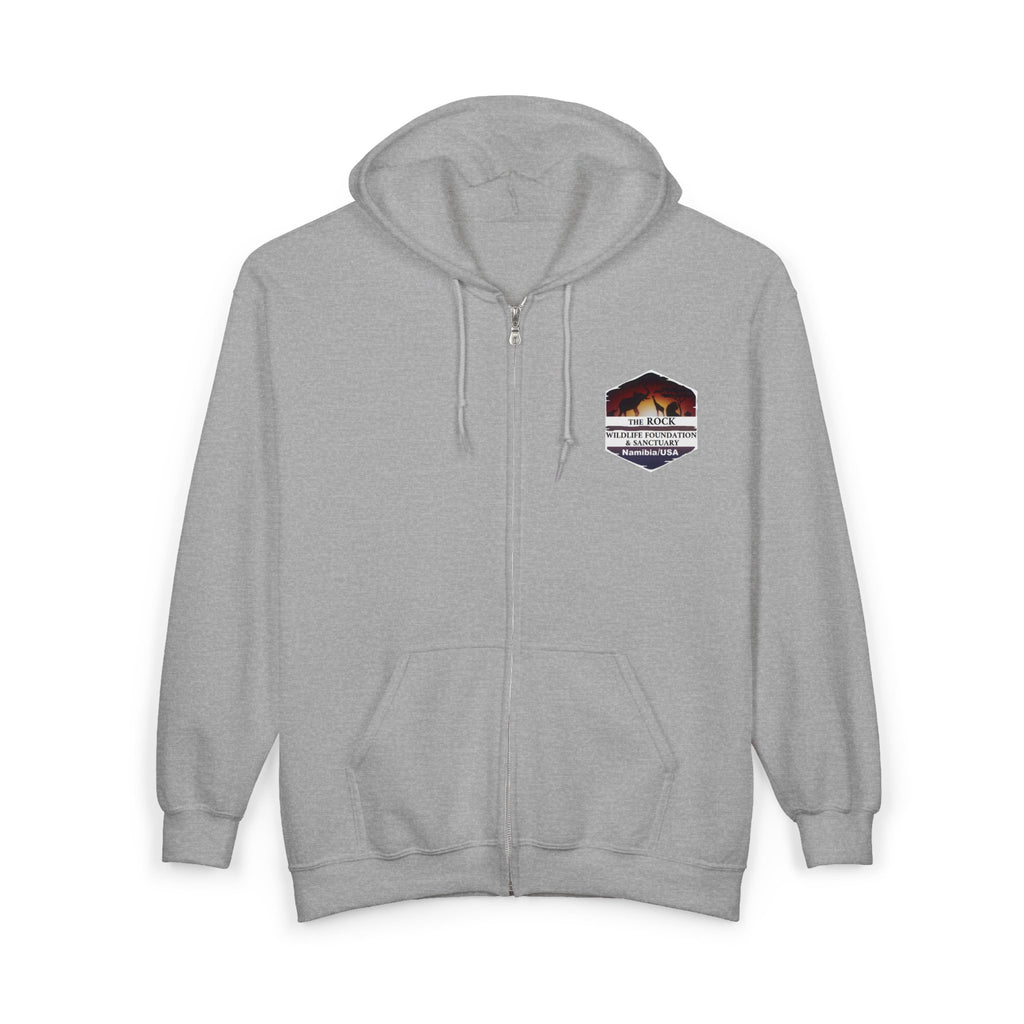 Wildlife Volunteer Zip Hoodie — Animal Rescue Crew Full-Zip Sweatshirt