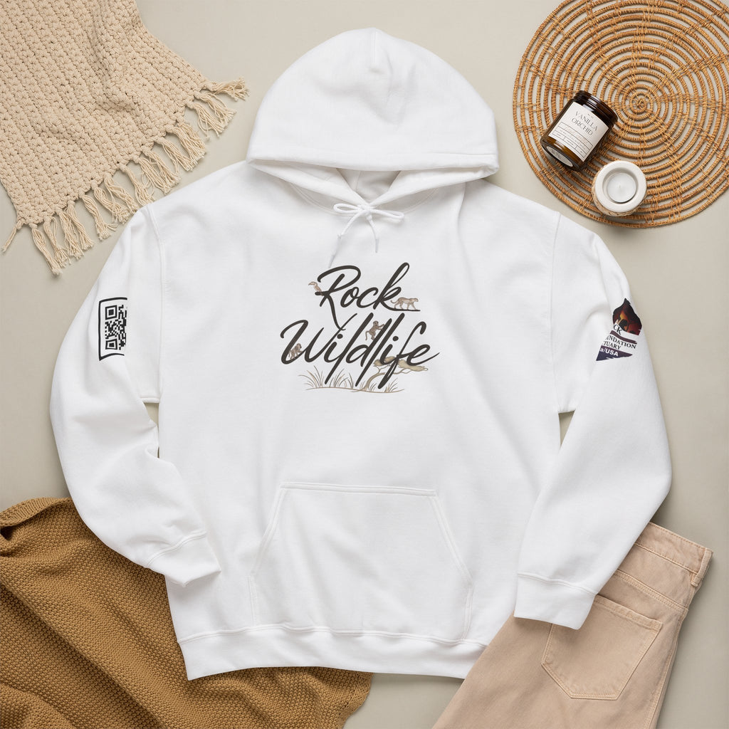 Hoodie - Rock Wildlife Script Pullover Hoodie