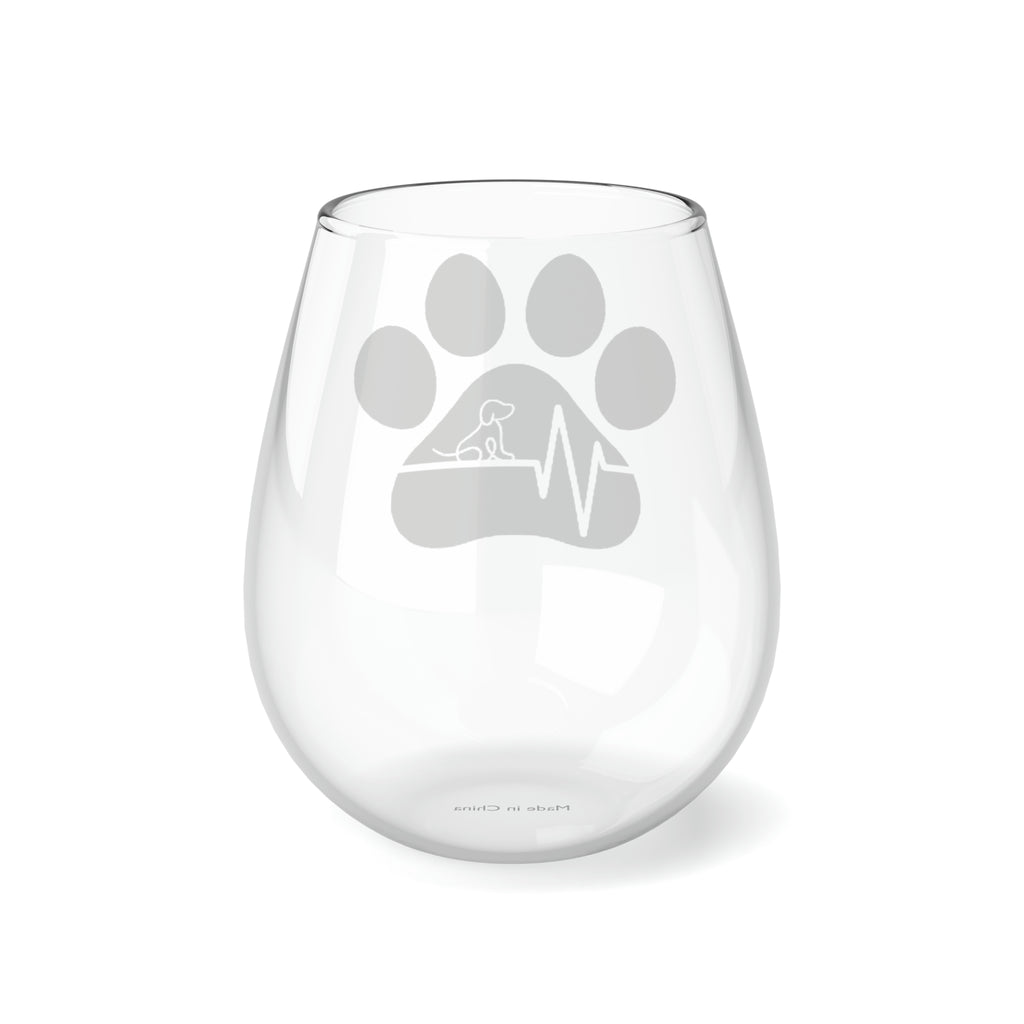 Dog Wine Glass
