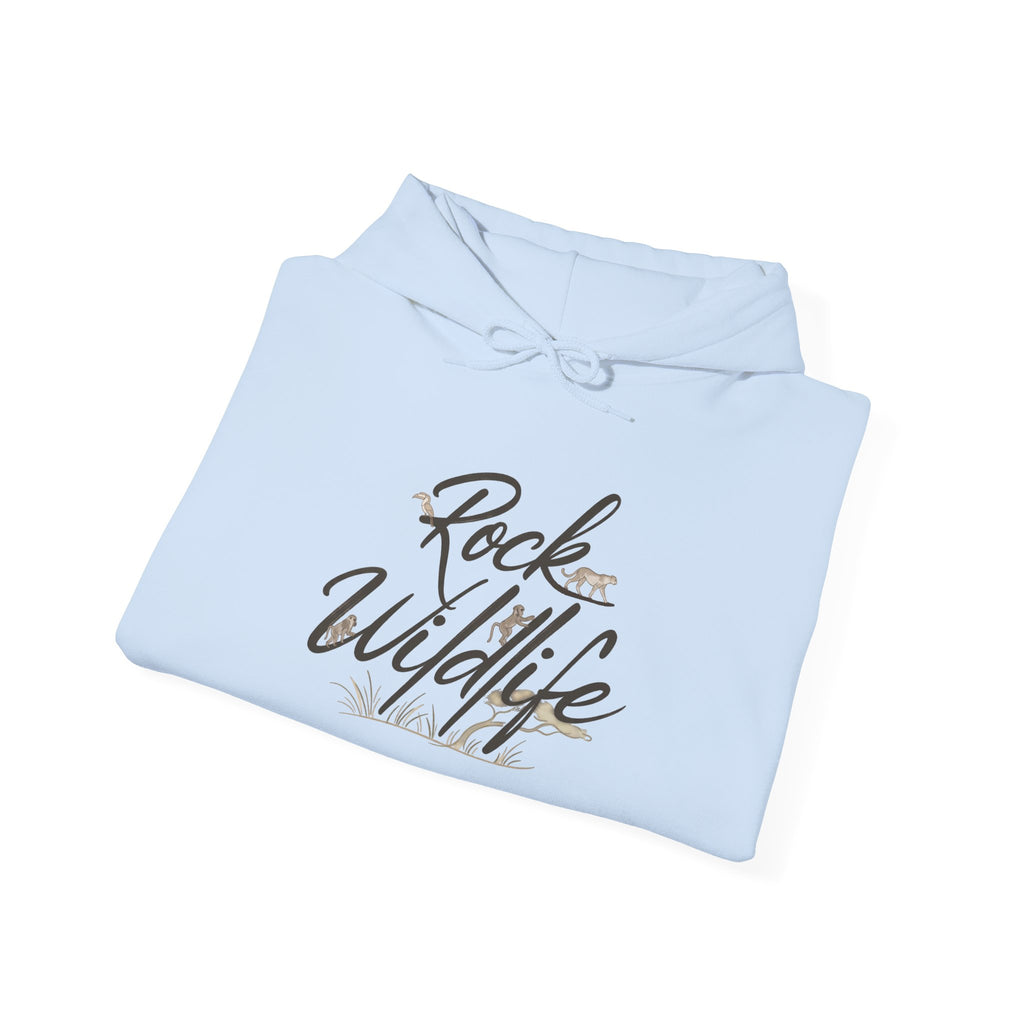 Hoodie - Rock Wildlife Script Pullover Hoodie