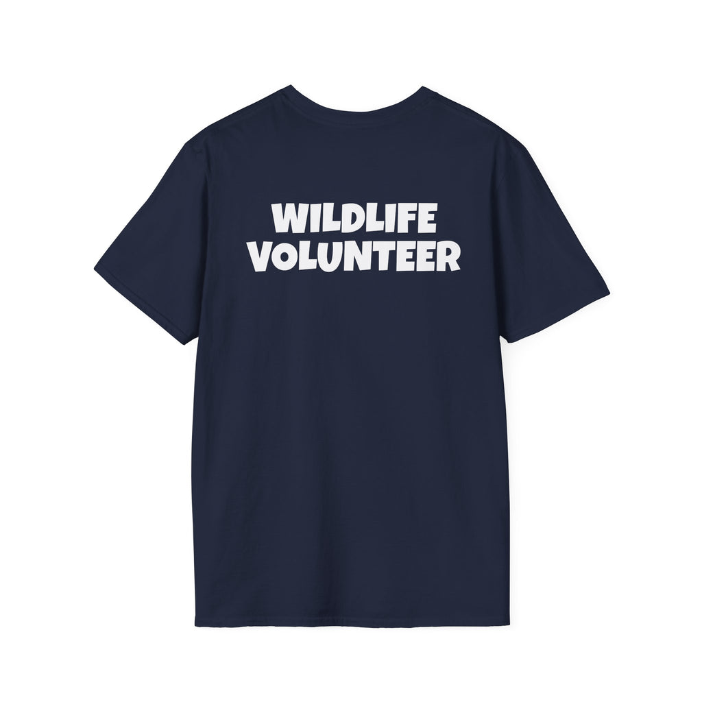 Wildlife Volunteer T-Shirt — Nature Rescue Pocket Logo Tee