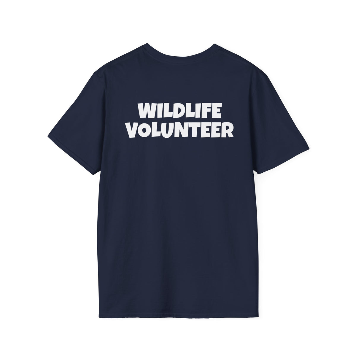 Wildlife Volunteer T-Shirt — Nature Rescue Pocket Logo Tee