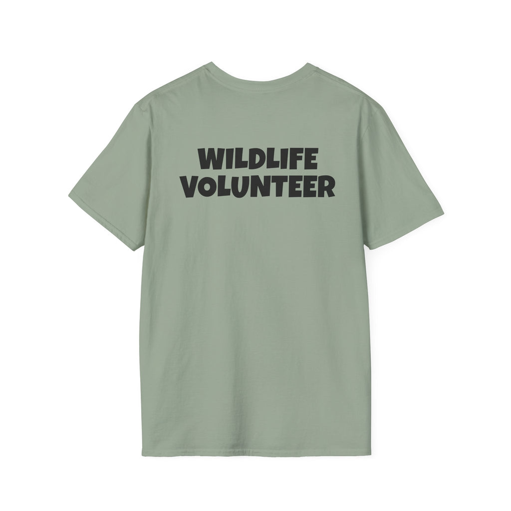 Wildlife Volunteer T-Shirt — Nature Rescue Pocket Logo Tee